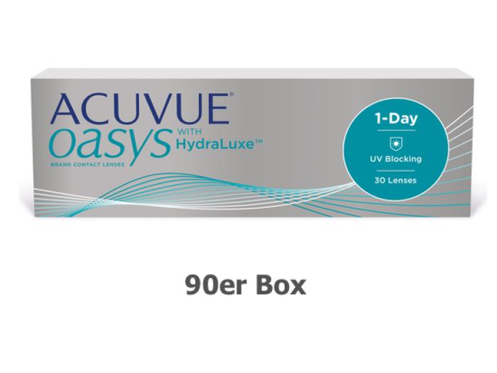 Acuvue Oasys 1-Day HydraLuxe 90er Box